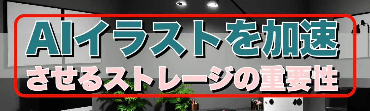 AIイラストを加速させるストレージの重要性