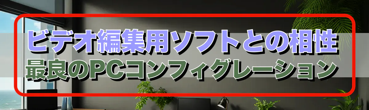 ビデオ編集用ソフトとの相性 最良のPCコンフィグレーション