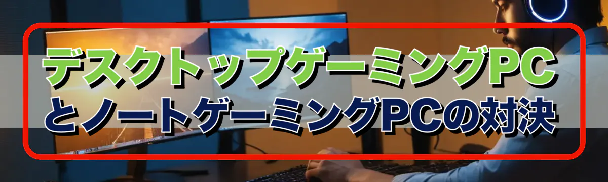 デスクトップゲーミングPCとノートゲーミングPCの対決