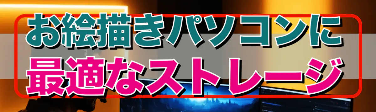お絵描きパソコンに最適なストレージ
