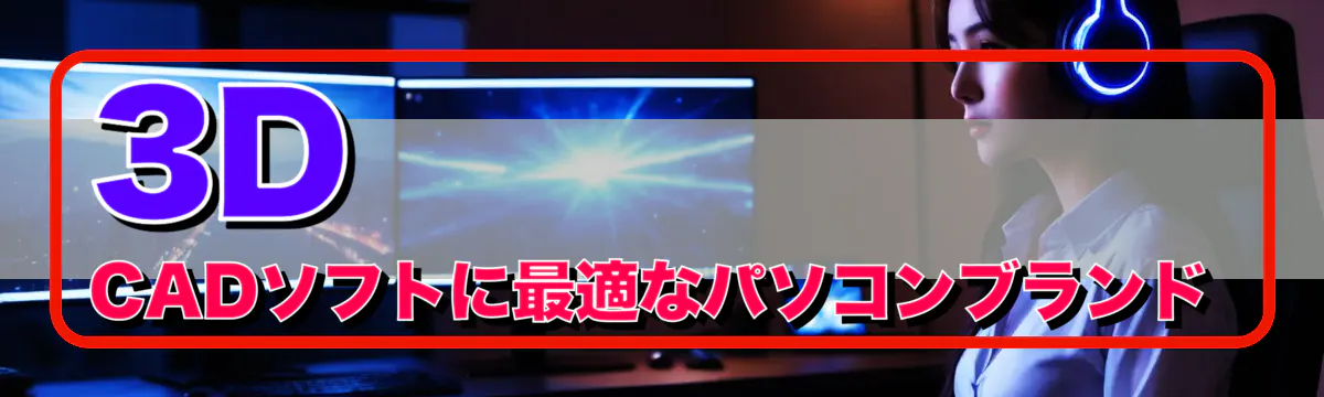 3D CADソフトに最適なパソコンブランド
