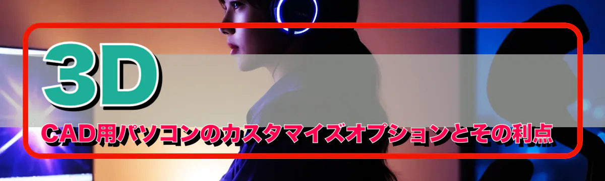 3D CAD用パソコンのカスタマイズオプションとその利点
