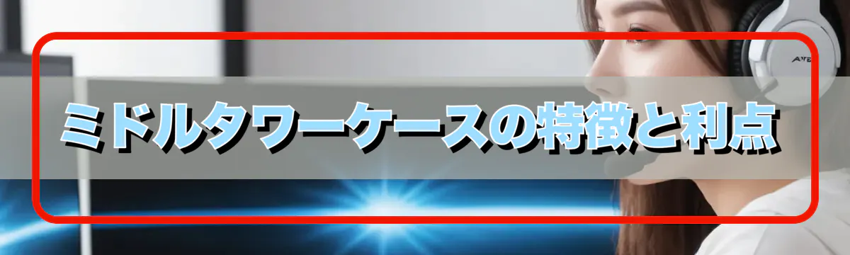 ミドルタワーケースの特徴と利点