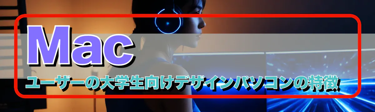 Macユーザーの大学生向けデザインパソコンの特徴