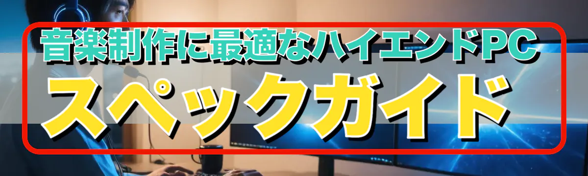 音楽制作に最適なハイエンドPCスペックガイド