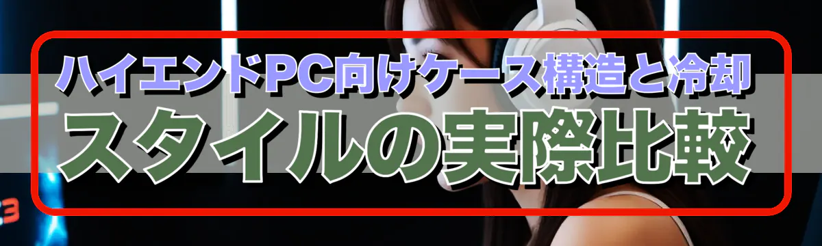 ハイエンドPC向けケース構造と冷却スタイルの実際比較