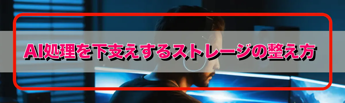 AI処理を下支えするストレージの整え方