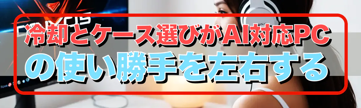 冷却とケース選びがAI対応PCの使い勝手を左右する