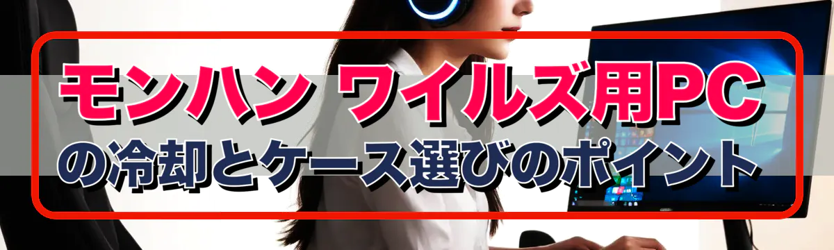 モンハン ワイルズ用PCの冷却とケース選びのポイント