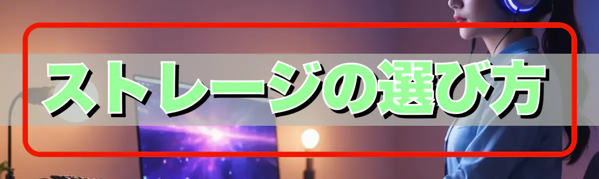 ストレージの選び方