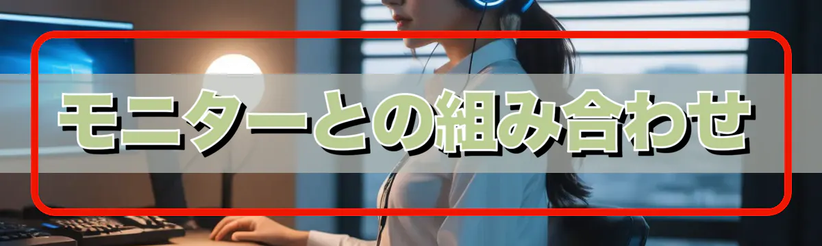 モニターとの組み合わせ
