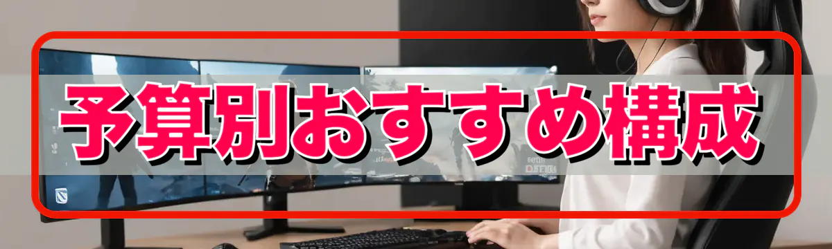 予算別おすすめ構成