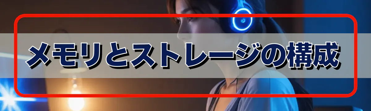 メモリとストレージの構成