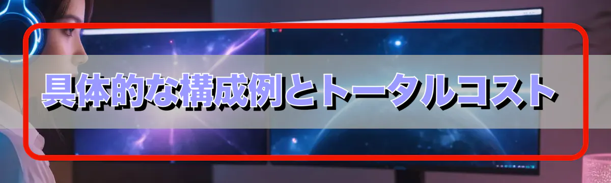 具体的な構成例とトータルコスト