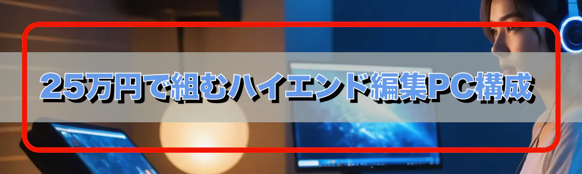 25万円で組むハイエンド編集PC構成
