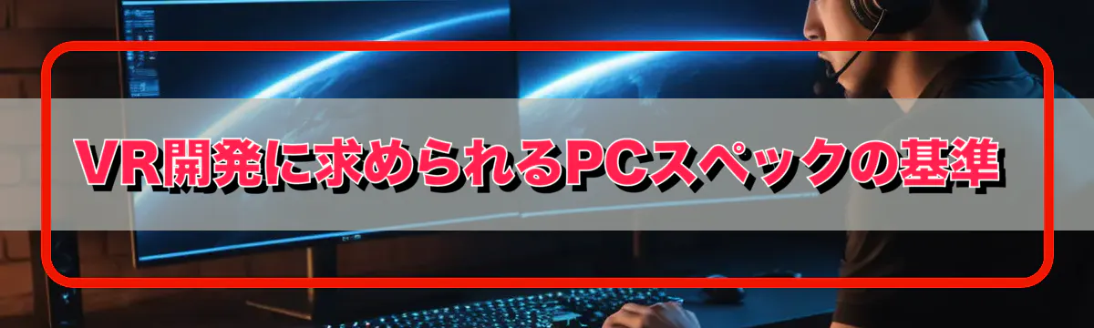 VR開発に求められるPCスペックの基準