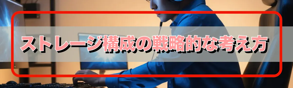 ストレージ構成の戦略的な考え方