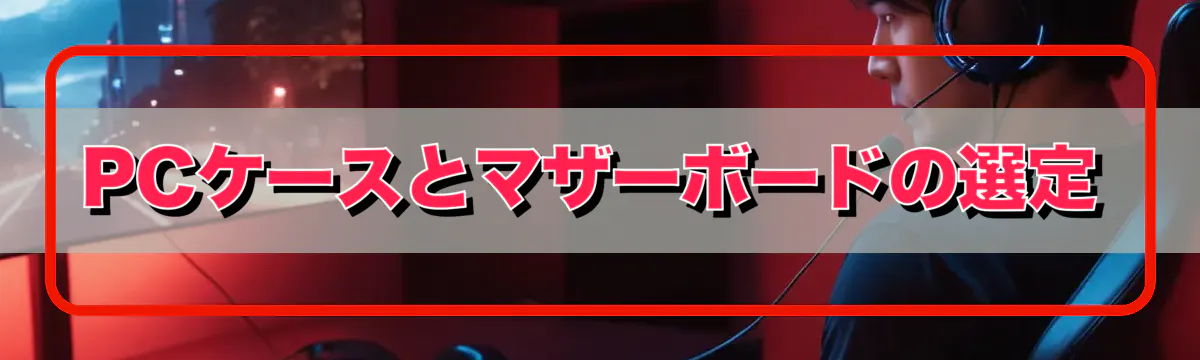 PCケースとマザーボードの選定