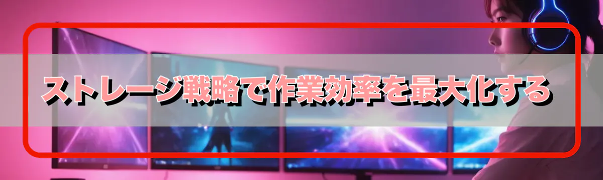 ストレージ戦略で作業効率を最大化する