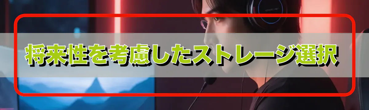 将来性を考慮したストレージ選択
