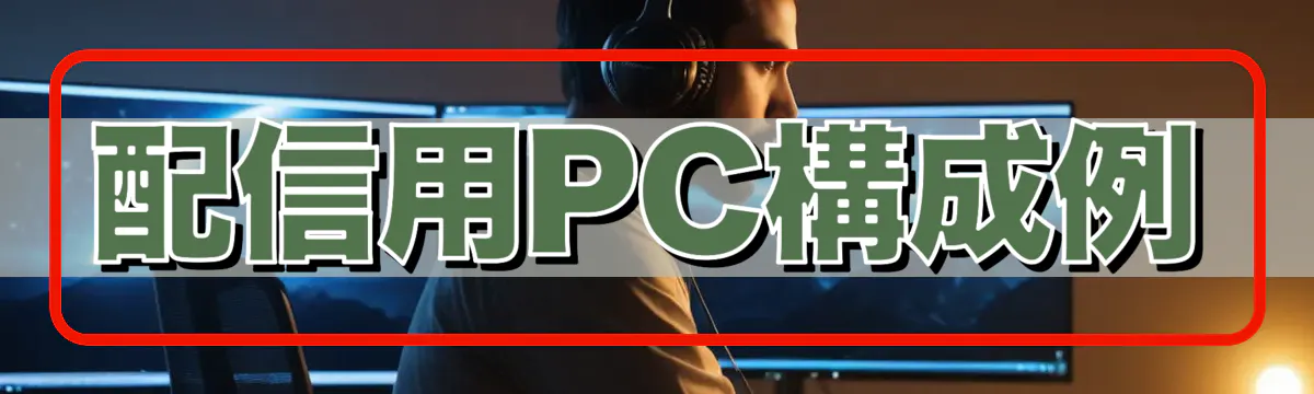 配信用PC構成例