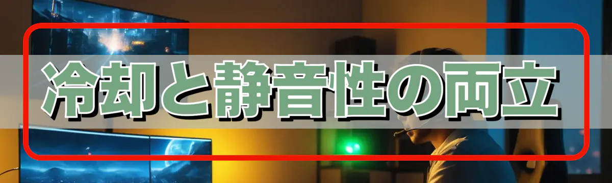冷却と静音性の両立