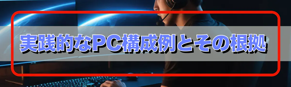 実践的なPC構成例とその根拠