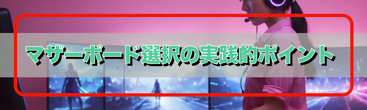 マザーボード選択の実践的ポイント
