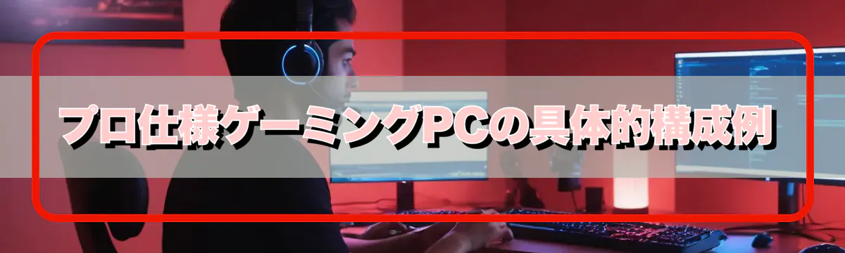 プロ仕様ゲーミングPCの具体的構成例