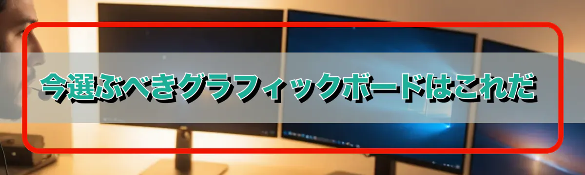 今選ぶべきグラフィックボードはこれだ