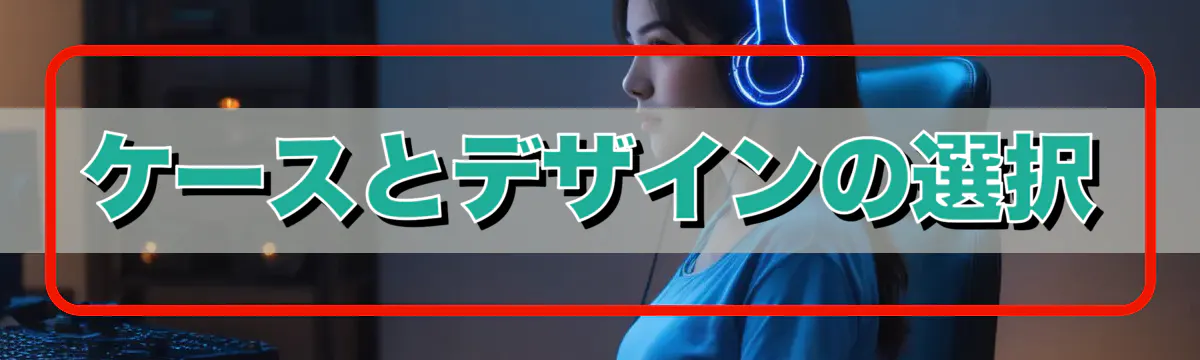 ケースとデザインの選択
