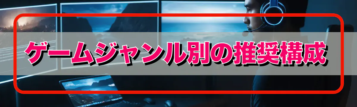 ゲームジャンル別の推奨構成