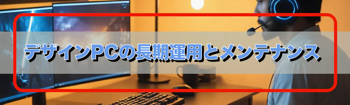 デザインPCの長期運用とメンテナンス