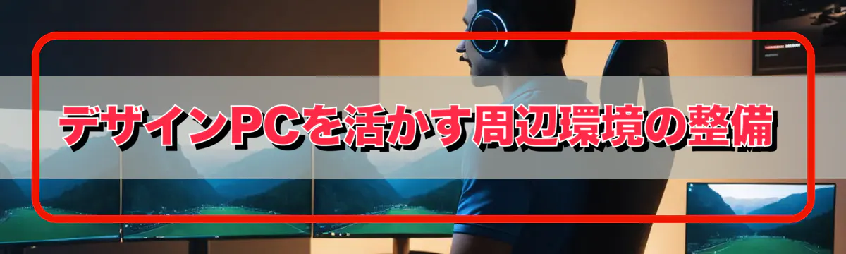 デザインPCを活かす周辺環境の整備