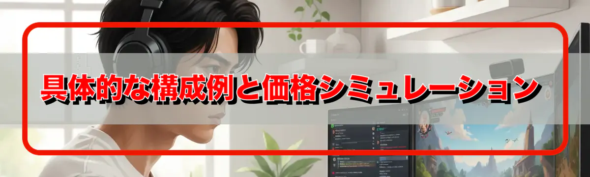 具体的な構成例と価格シミュレーション