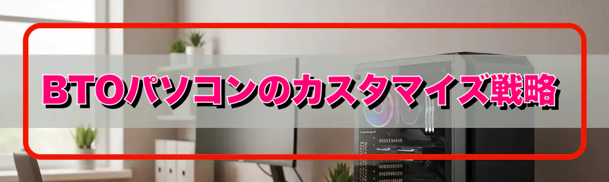 BTOパソコンのカスタマイズ戦略