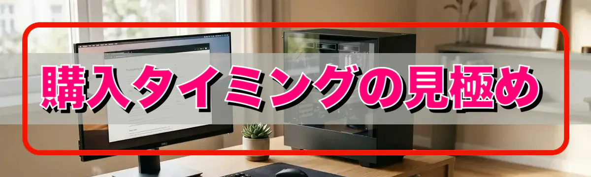 購入タイミングの見極め