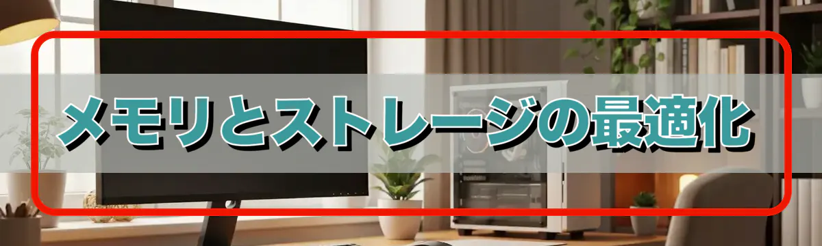 メモリとストレージの最適化