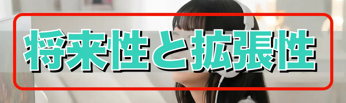 将来性と拡張性