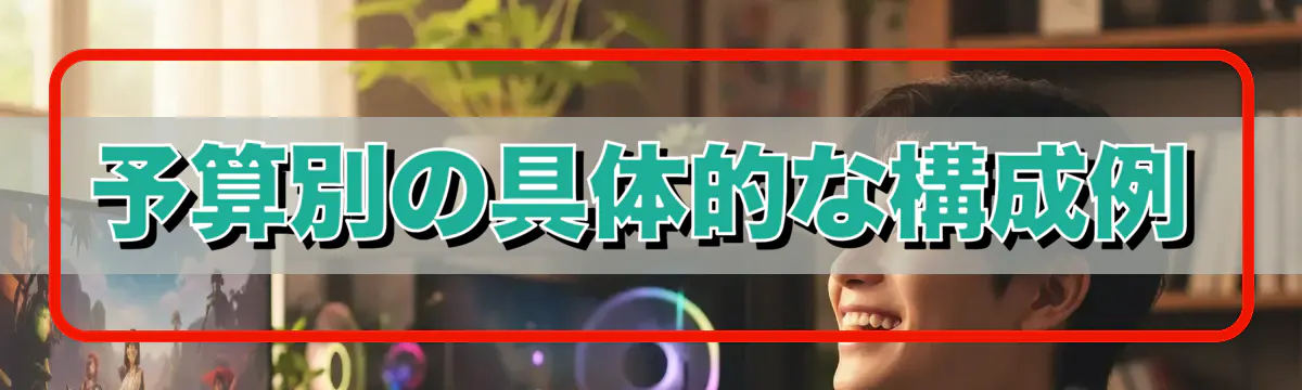 予算別の具体的な構成例