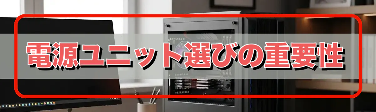 電源ユニット選びの重要性
