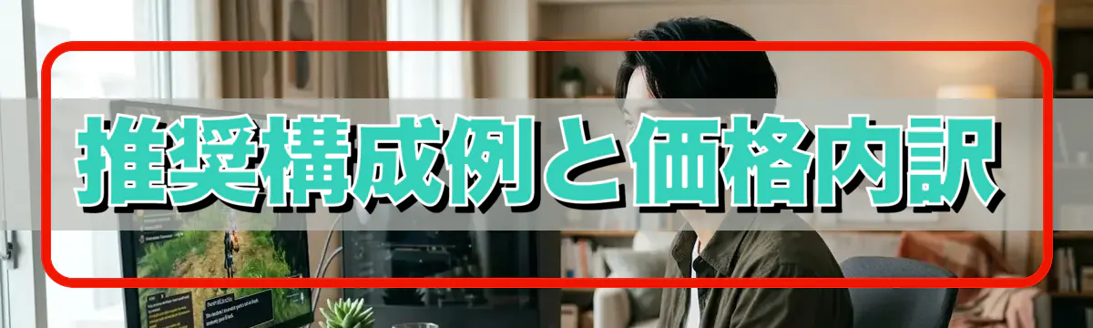 推奨構成例と価格内訳