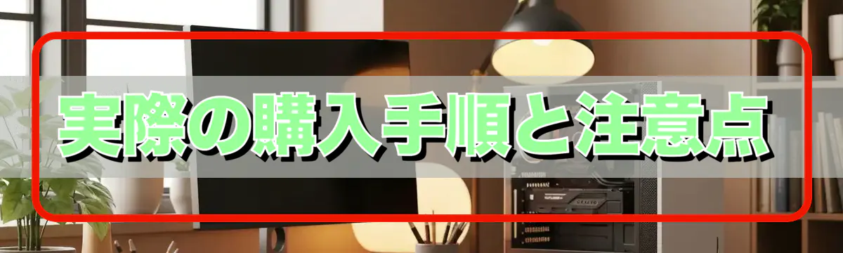 実際の購入手順と注意点