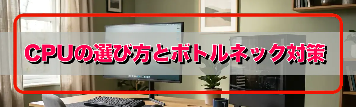 CPUの選び方とボトルネック対策