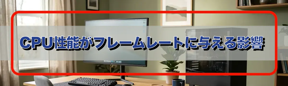 CPU性能がフレームレートに与える影響