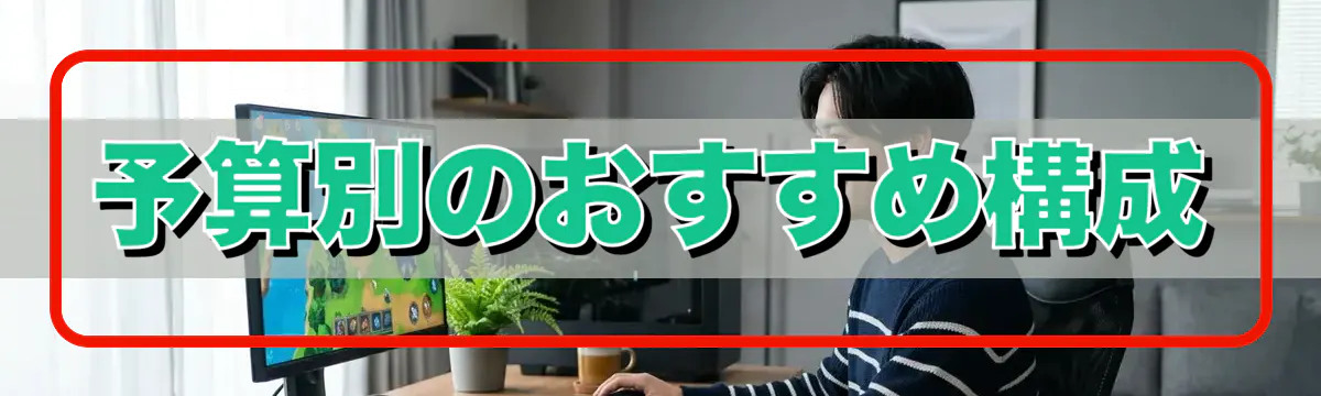 予算別のおすすめ構成