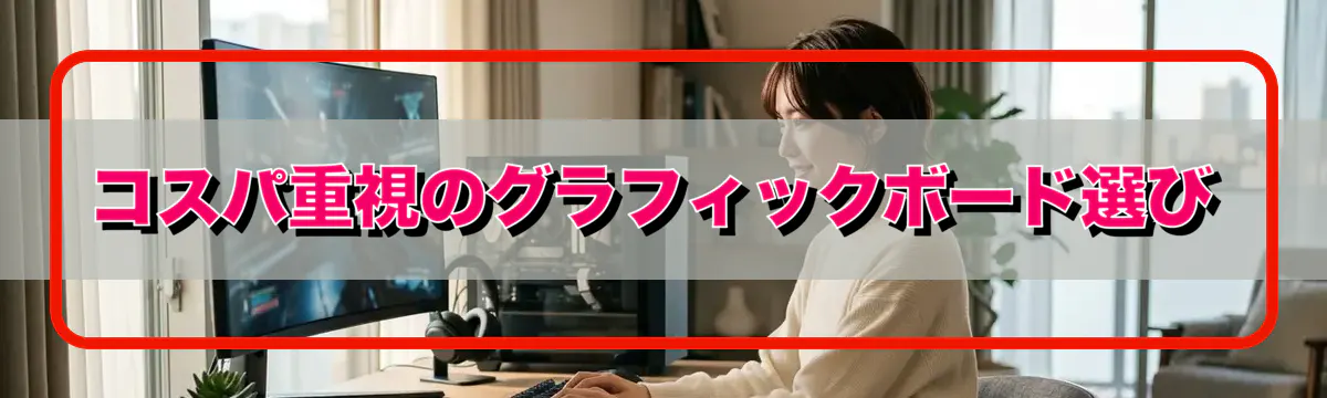 コスパ重視のグラフィックボード選び