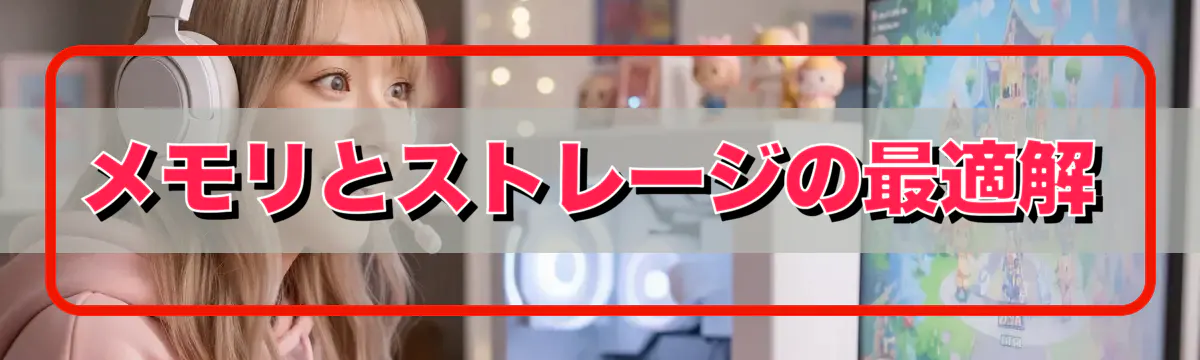 メモリとストレージの最適解