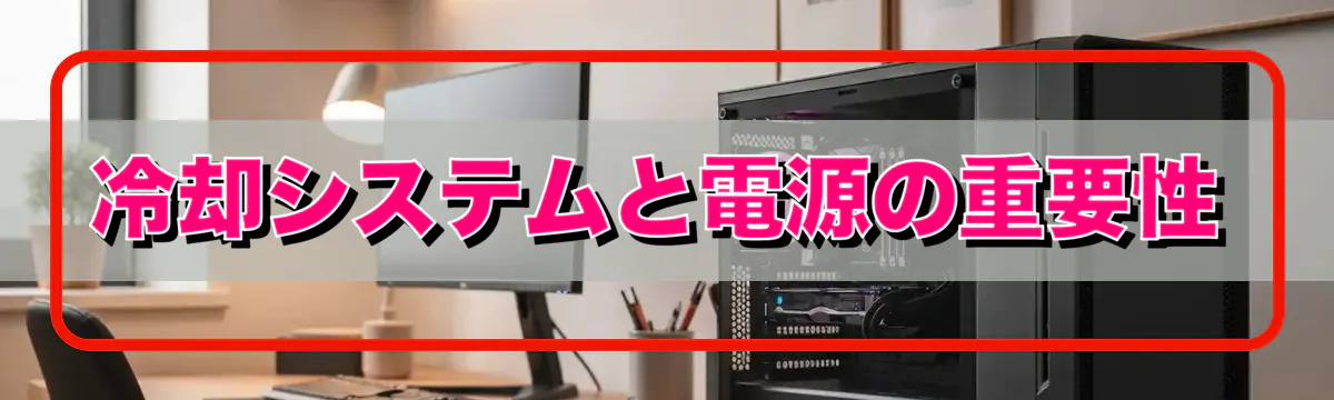 冷却システムと電源の重要性